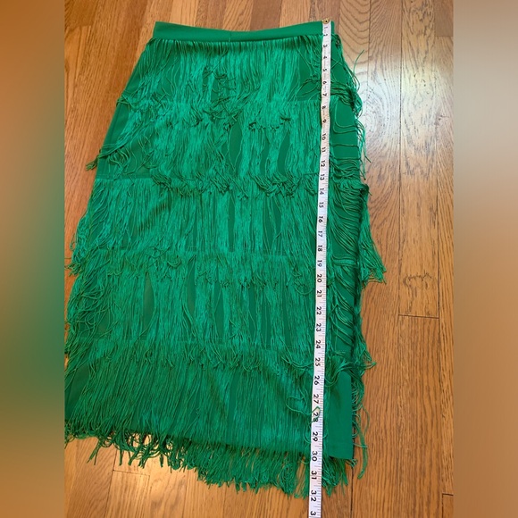 NWT Women Fringe Pencil Skirts green size medium - Picture 12 of 14